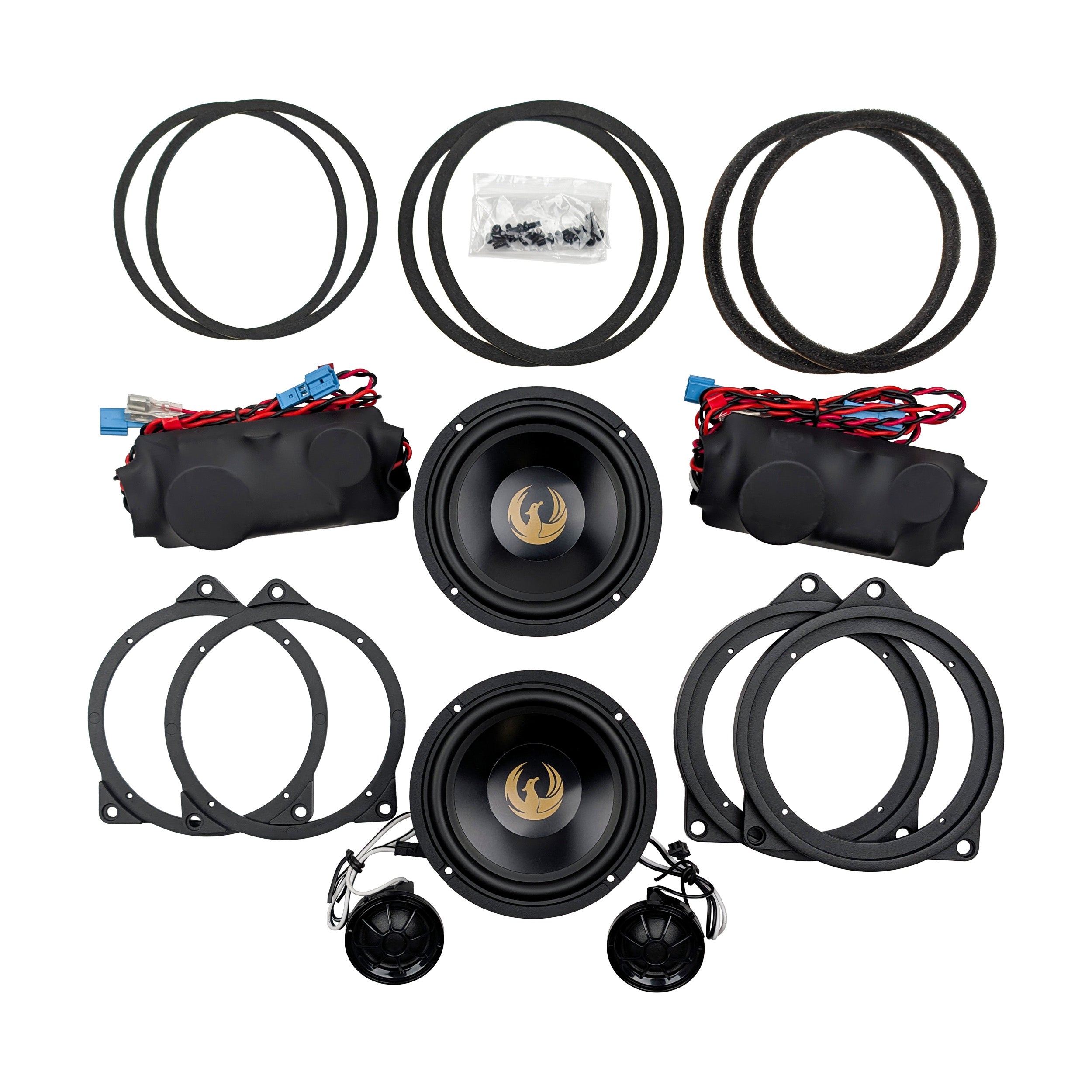 Phoenix Gold ZDBMW4CS Plug-n-Play 4 ich Speaker Upgrade for most BMW Models