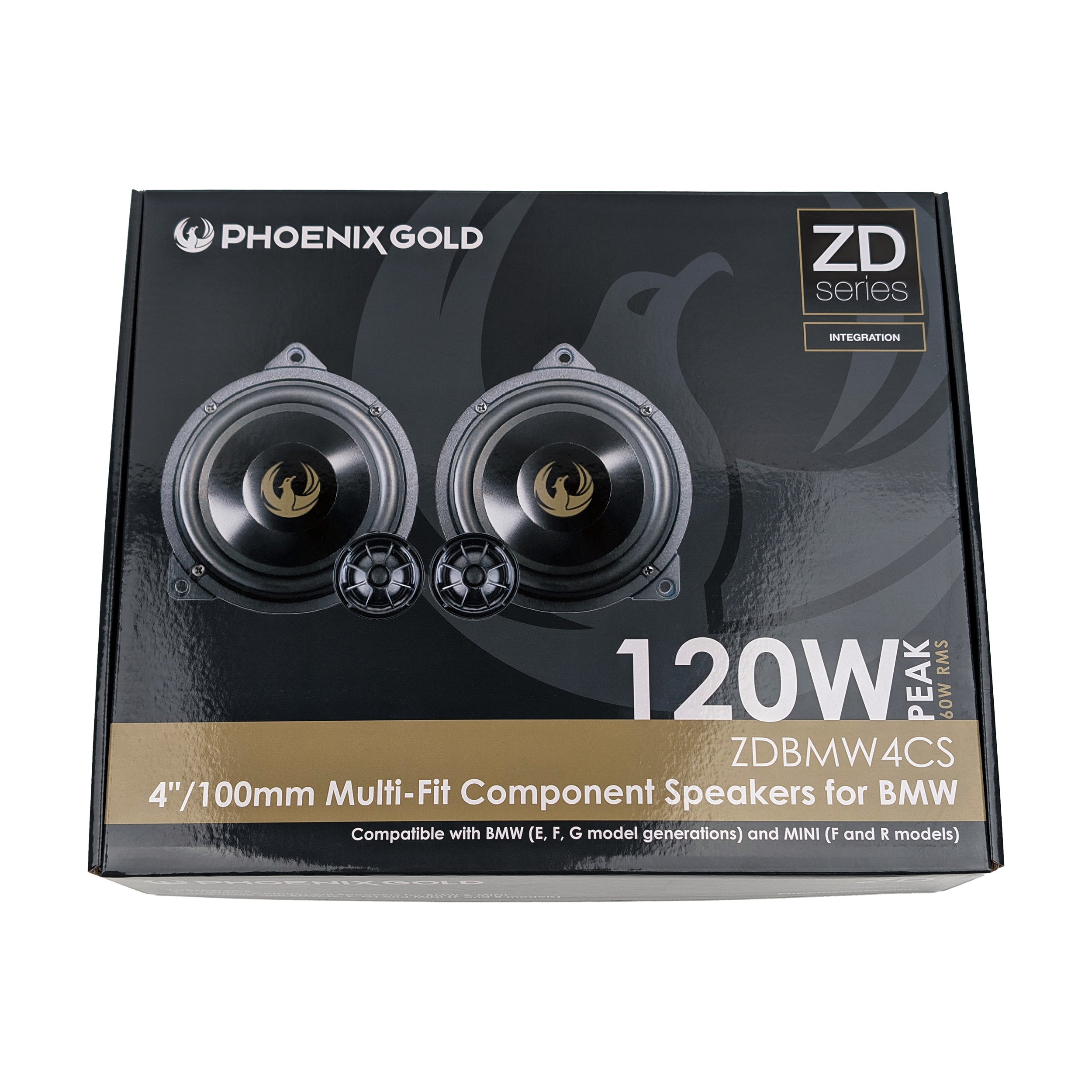 Phoenix Gold ZDBMW4CS Plug-n-Play 4 ich Speaker Upgrade for most BMW Models