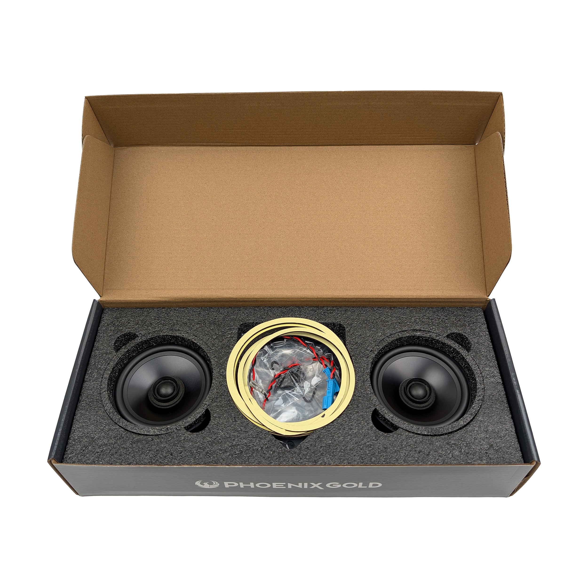 Phoenix Gold ZDBMW4CX Plug-n-Play 4 inch Speaker Upgrade for most BMW Models