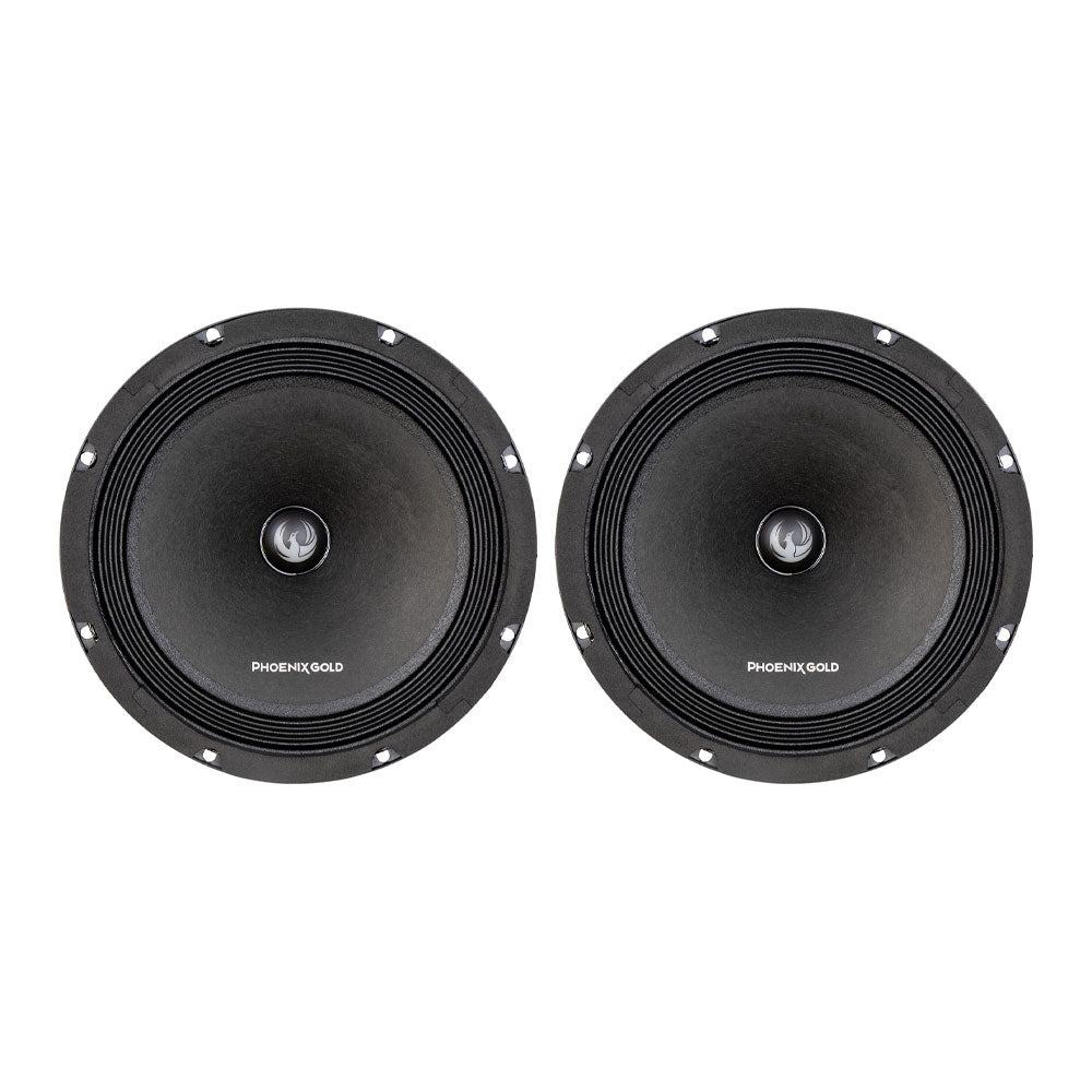 Phoenix Gold ZP8 ZP-Series 8” Pro Audio Midrange Speaker (Pair)