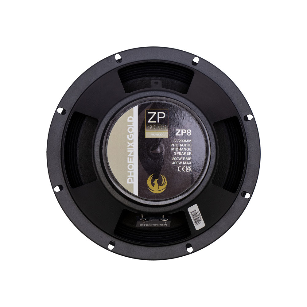 Phoenix Gold ZP8 ZP-Series 8” Pro Audio Midrange Speaker (Pair)