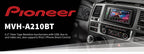 Pioneer MVH-A210BT + ND-BC9 6..2" TouchScreen Mechaless Bluetooth iPhone + Reverse Camera