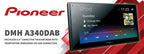 Pioneer DMH-A340DAB 6.8” Double Din Touch Screen DAB Radio, WebLink, Smartphone Mirroring, Bluetooth & USB