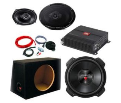 JBL Stage A6004 Amp, Kenwood KFC-PS3017W Sub, KFC-PS6986 6"x9” package deal