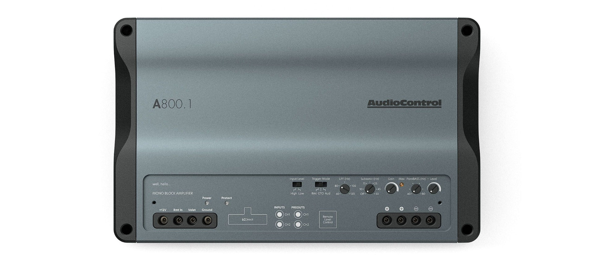 AudioControl A800.1 Altitude Series Mono Amplifier 800 watts RMS x 1 at 1.33 ohms