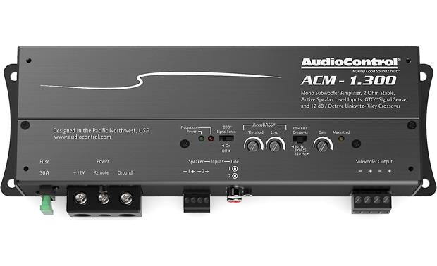 AudioControl ACM-1.300 ACM Series compact 1-channel car amplifier w/ Accubass
