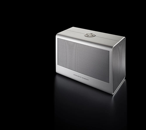 Acoustic Energy Aego BT2 Bluetooth Speaker Silver Finish