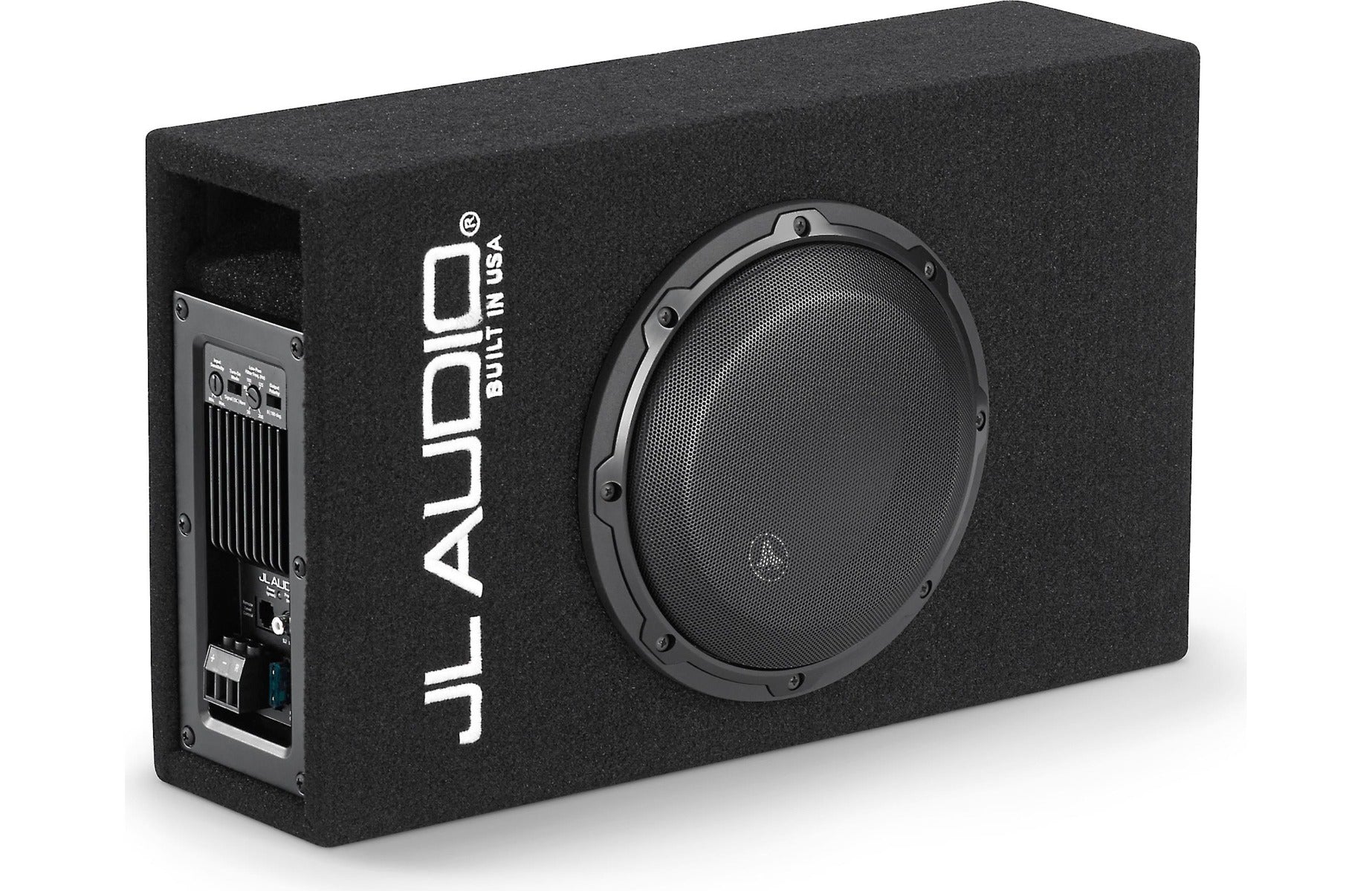 JL Audio ACP108LG-W3v3 - 8" Active Micro Subwoofer Built in Amplifier