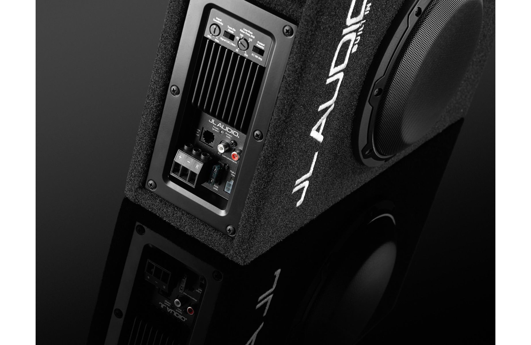 JL Audio ACP108LG-W3v3 - 8" Active Micro Subwoofer Built in Amplifier