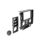 Landrover Defender (2007 - 2016) Double Din Radio Fascia Panel - Matt Black ACV 381260-05-2