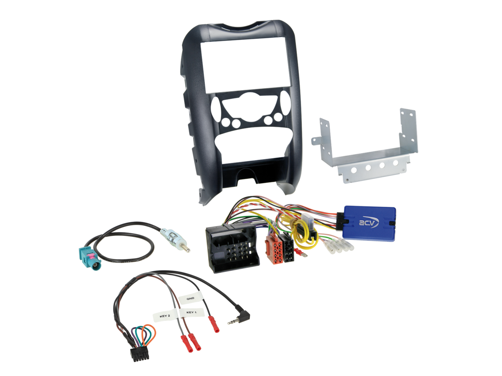 BMW Mini Clubman, Cooper, One Black Double Din Facia Kit ACV 611340-09-1