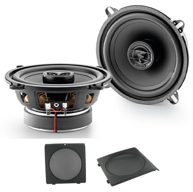 VW Golf, Jetta with Focal ACX130 2-Way Front Door/Pocket Grill Speakers Fitting Kit