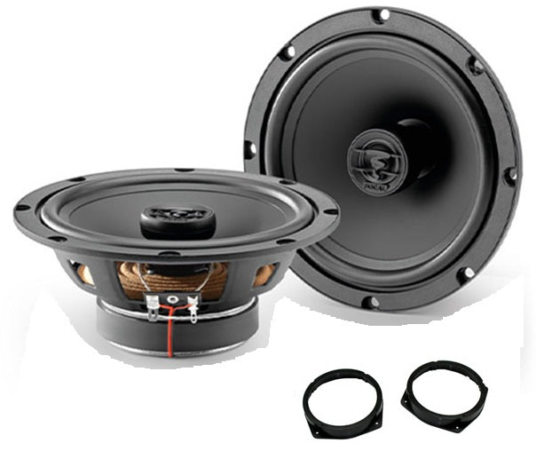 Alfa Romeo 147, 159 with Focal ACX165 2 Way Front/Rear Door Car Speakers Fitting Kit
