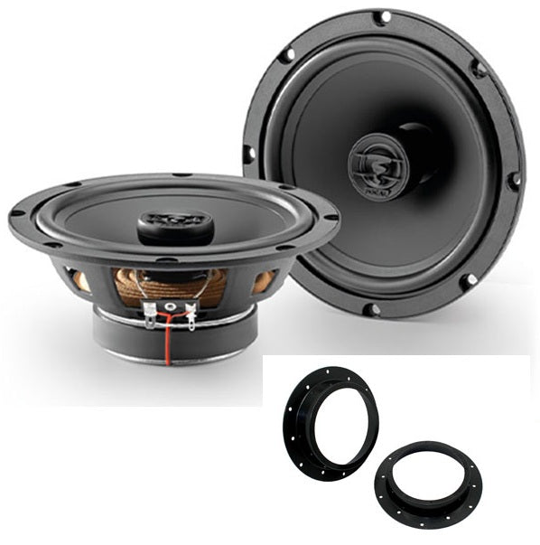 VW Arteon, Golf, Touareg,Caddy, Passat, Jetta, Sharan, Tiguan, Touran, T5/T6 Focal ACX 165 16.5cm Front Doors Speakers Upgrade Kit