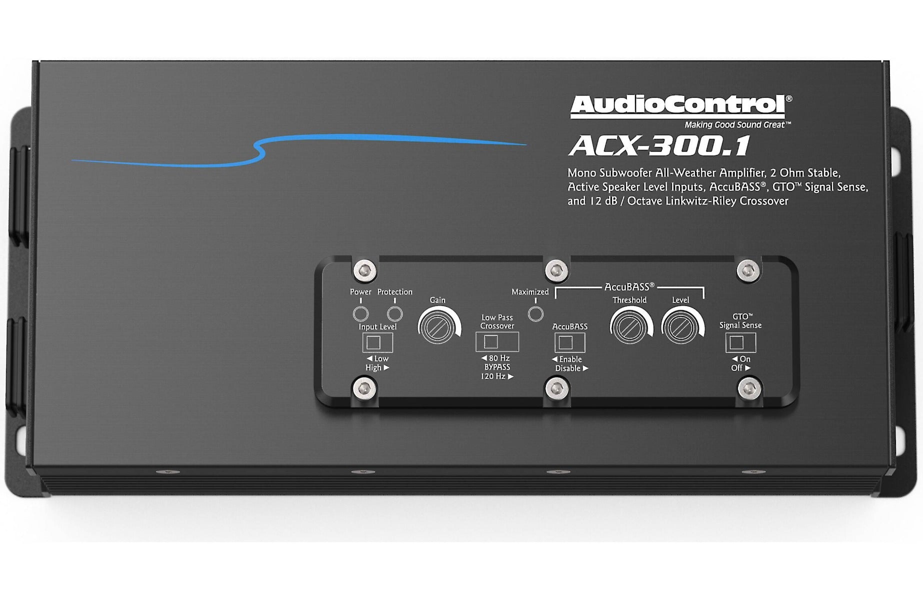 Audio Control ACX-300.1 ACX Series All-Weather 300W Monoblock Audio Marine Amplifier