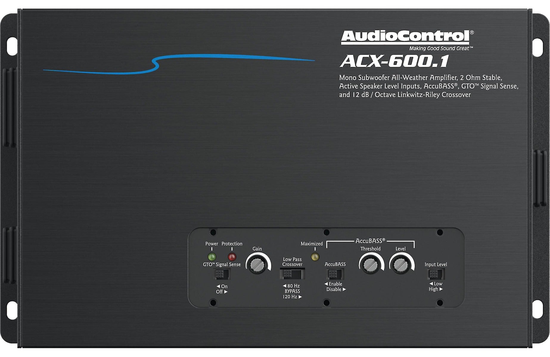 AudioControl ACX-600.1 Mono powersports/marine High Power Compact amplifier 600 watts RMS