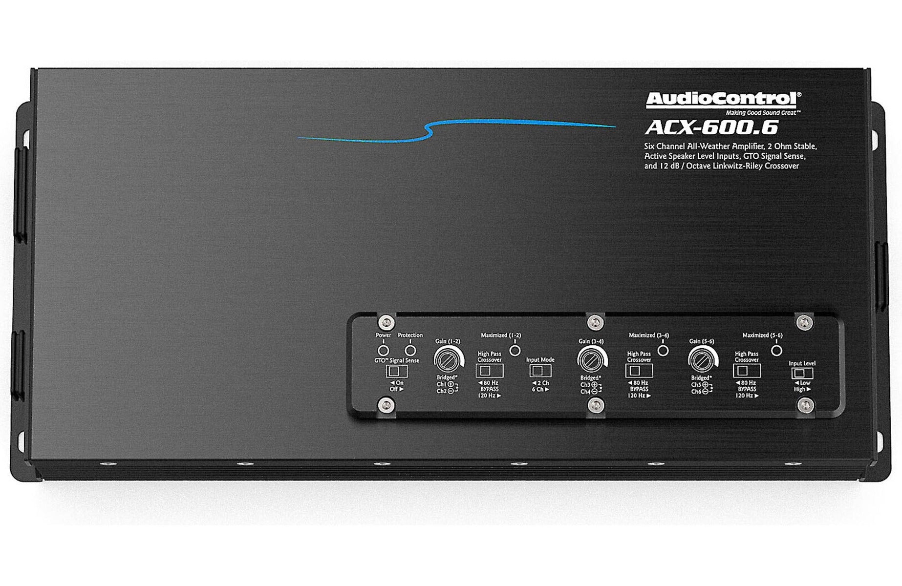 AudioControl ACX-600.6 6-channel powersports/marine amplifier — 50 watts RMS x 6