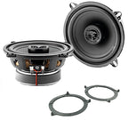 BMW 3 Series (E46) with Focal ACX130 2-Way Front and Rear Door Speakers Fitting Kit