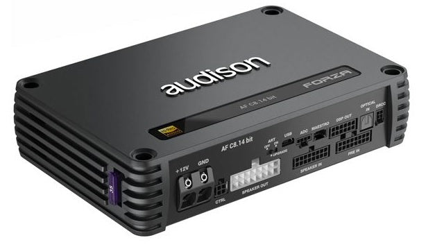 Audison Forza AF C8.14 Bit Amplifier 8 Channel Amp And 14 Channel DSP 800w RMS