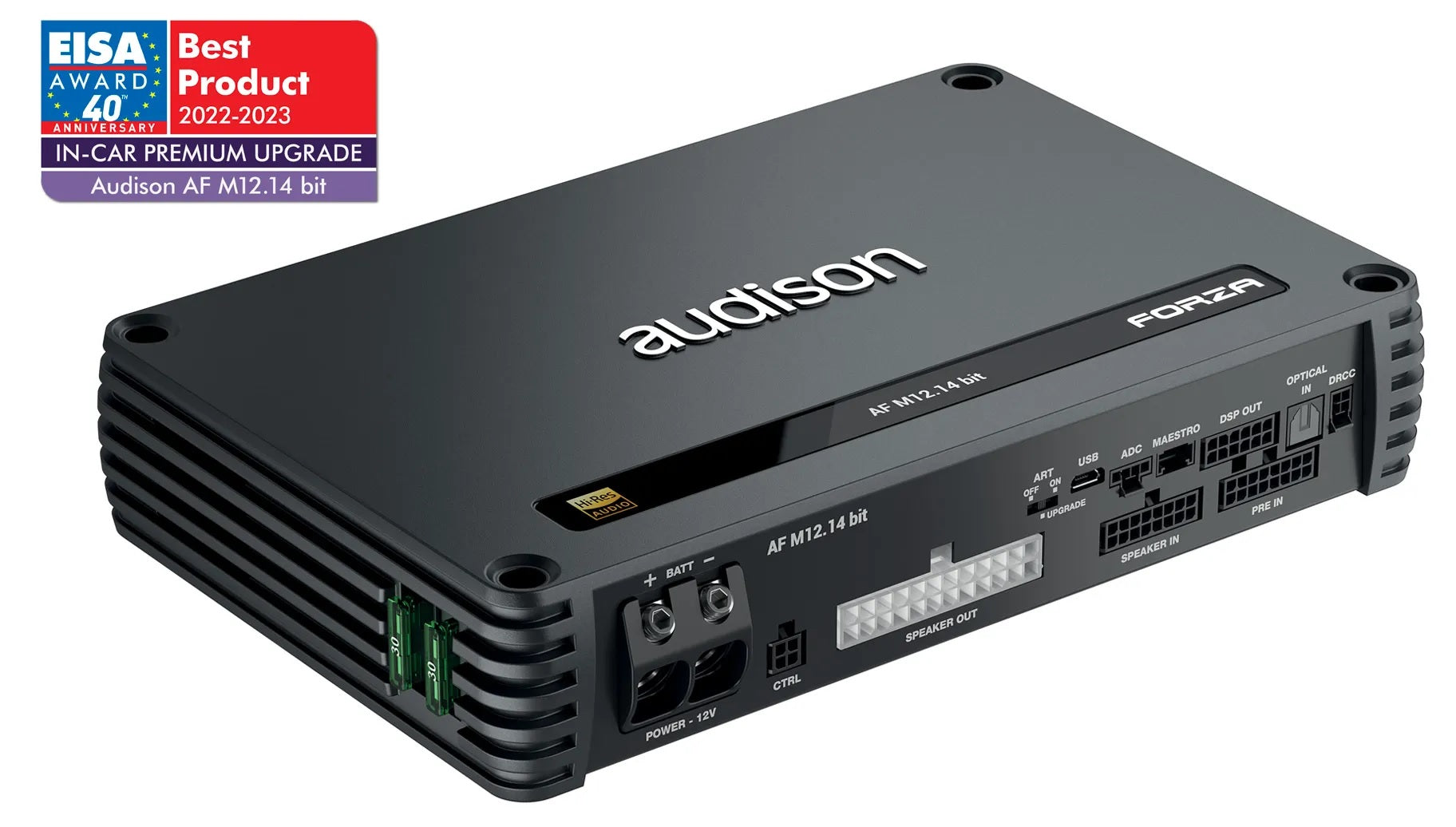 Audison AF M12.14 Bit 12-Channel Amplifier With DSP - 1080W