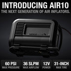 NOCO AIR10 UltraFast 10A Tire Inflator 12V Portable Air Compressor Pump