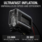 NNOCO AIR20 UltraFast 20A Tire Inflator 12V Portable Air Compressor Pump