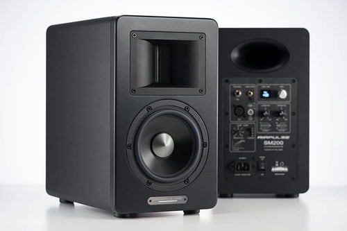 Airpulse SM200 Active Precision Monitor Loudspeaker Black - Pair