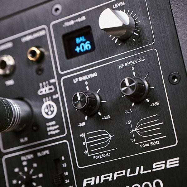 Airpulse SM200 Active Precision Monitor Loudspeaker Black - Single
