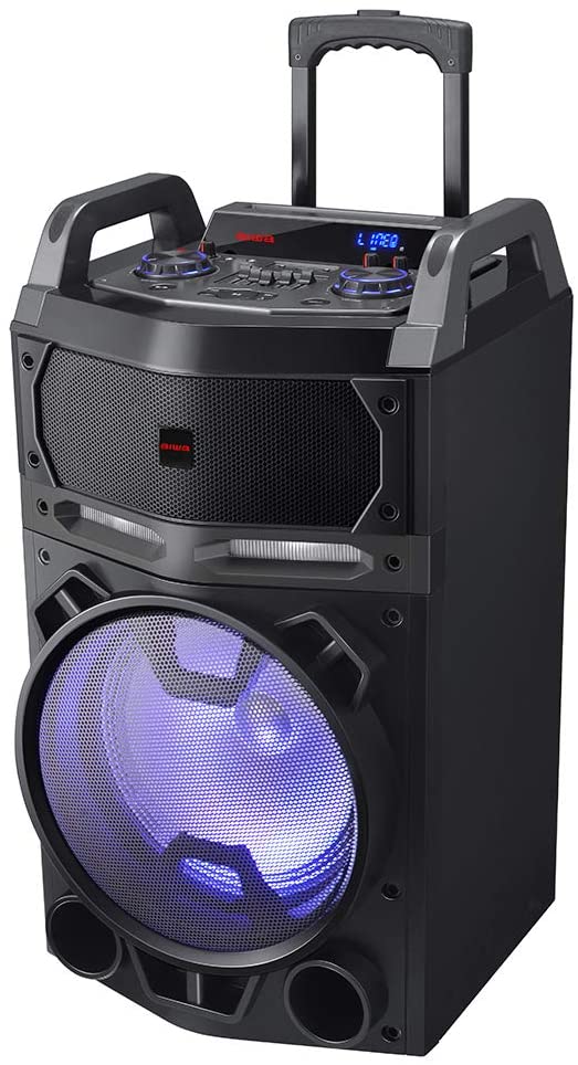 Aiwa KBTUS-700 The Thunder Bluetooth Speaker with 2 x Wireless Microphone and Remote Control