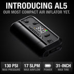 NOCO AL5 Portable Lithium Air Compressor 5A 17LPM