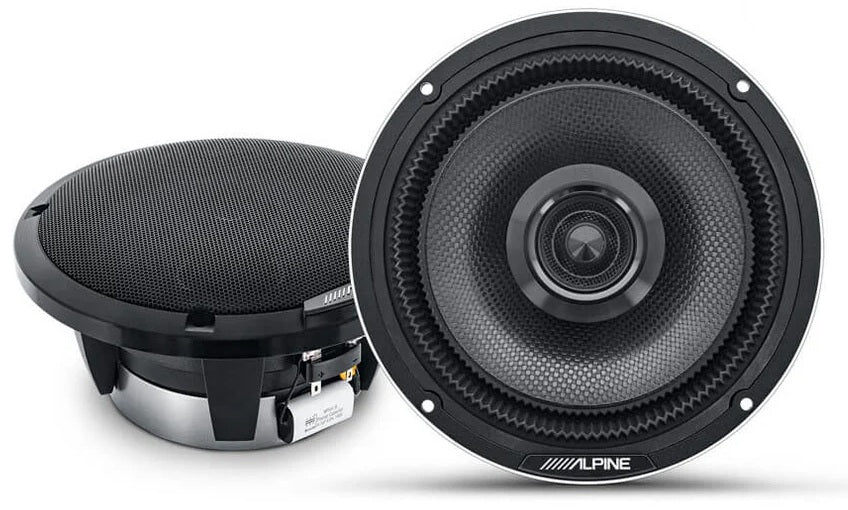 Alpine HDZ-65 Status Speakers Hi-Res 6.5 Inch 16.5cm 2 Way Coaxial 100w RMS