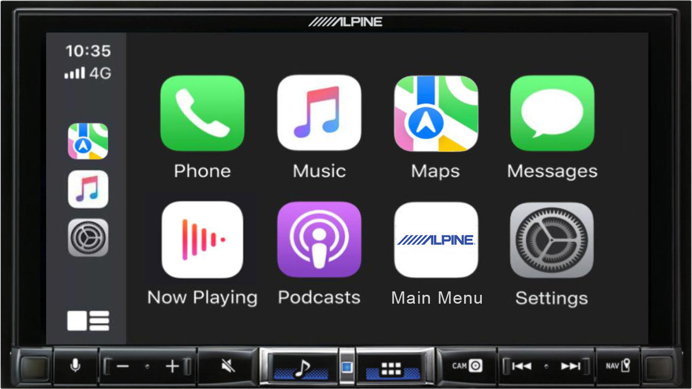 Alpine ILX-705D 7” Double DIN Touch Screen Digital Media Wireless Apple Carplay Android Auto DAB+ Bluetooth HDMI USB