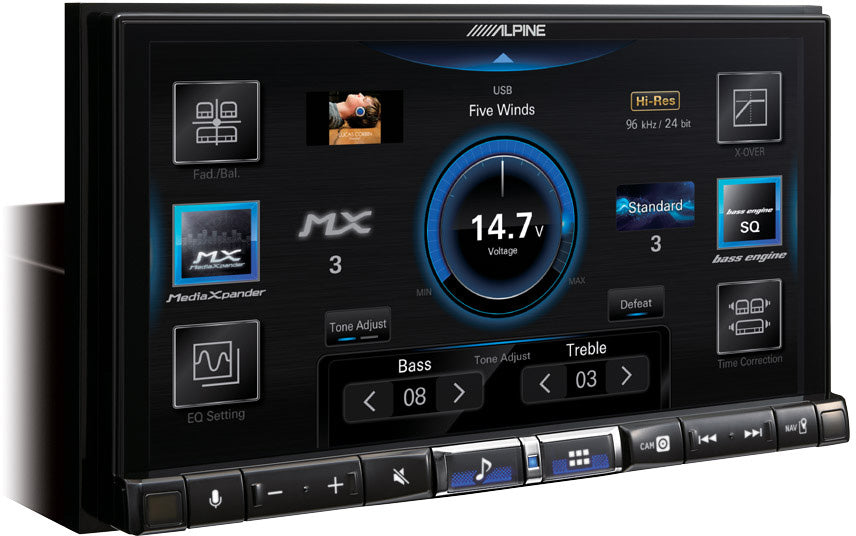 Alpine ILX-705D 7” Double DIN Touch Screen Digital Media Wireless Apple Carplay Android Auto DAB+ Bluetooth HDMI USB