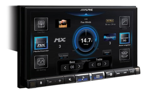 Alpine ILX-705DM 7” Double DIN Touch Screen Digital Media Wireless Apple Carplay Android Auto DAB+ Bluetooth HDMI USB