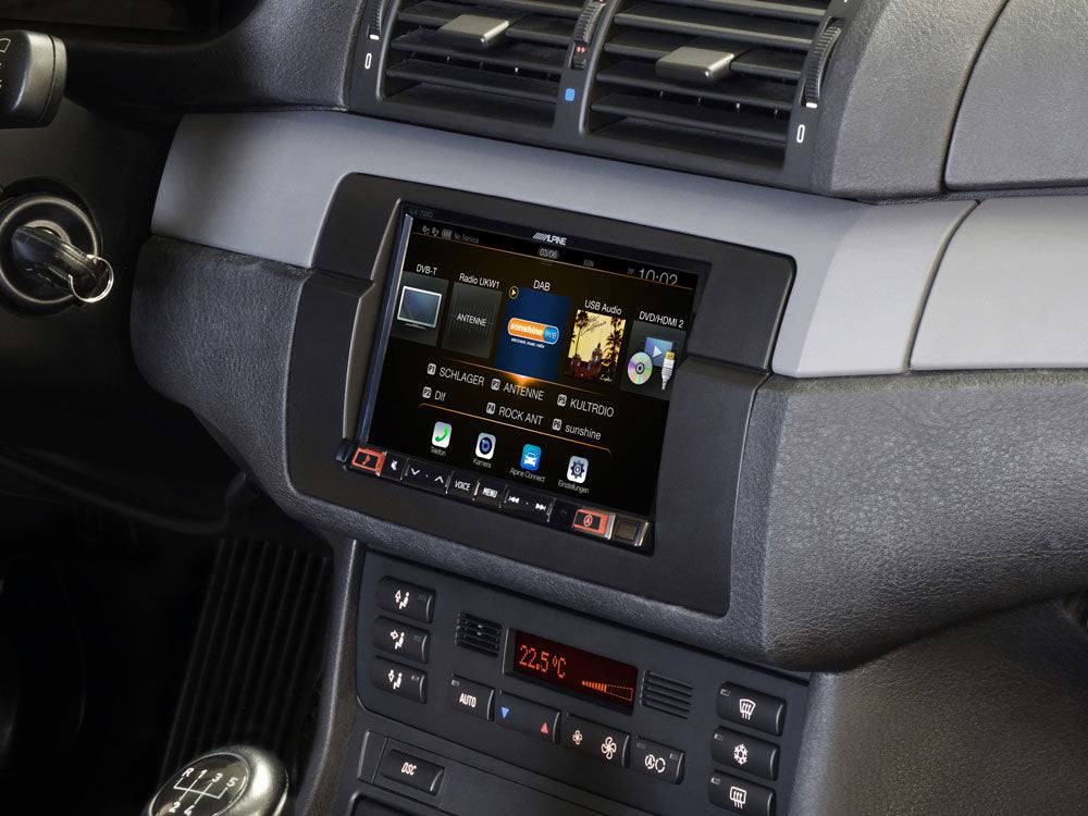 Alpine ILX-705E46 - 7" Touchscreen CarPlay Android Auto DAB Bluetooth Stereo For BMW E46