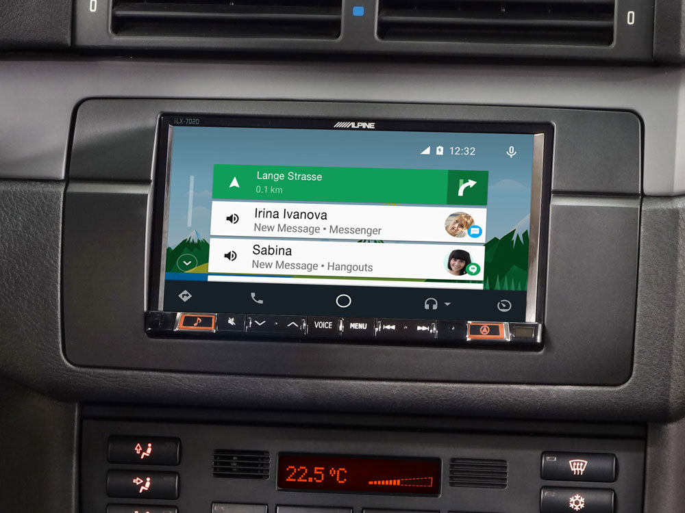 Alpine ILX-705E46 - 7" Touchscreen CarPlay Android Auto DAB Bluetooth Stereo For BMW E46