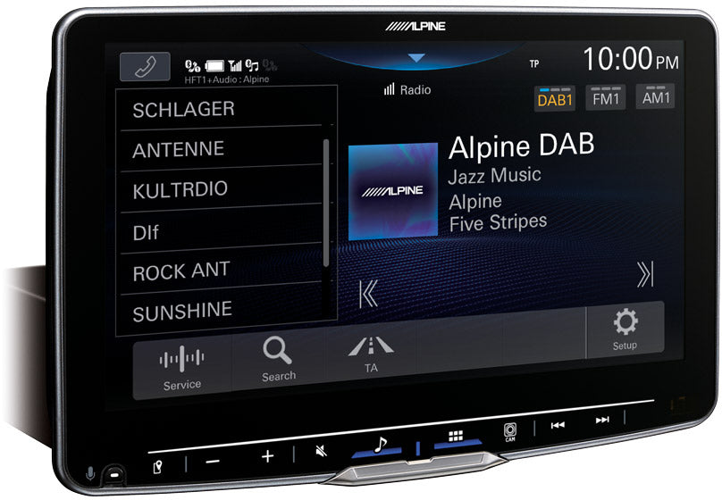 Alpine iLX-F905D Halo9 9” Floating Touchscreen DAB Bluetooth CarPlay Android Spotify Waze HDMI Reverse Camera & Adapter
