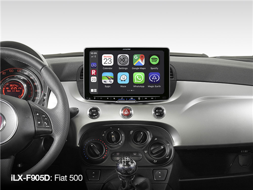 Alpine iLX-F905D Halo9 9” Floating Touchscreen DAB Bluetooth CarPlay Android Spotify Waze HDMI Reverse Camera & Adapter