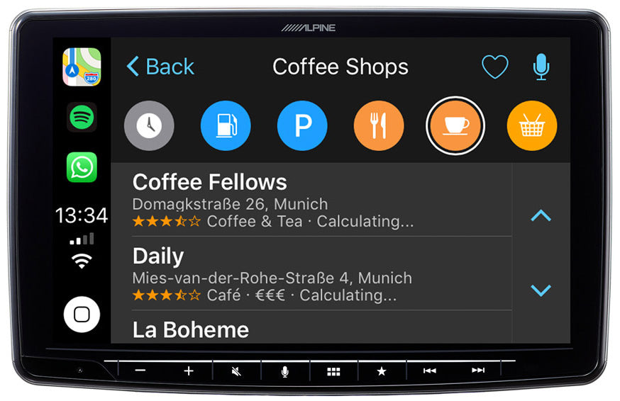 Alpine INE-F904D Floating 9" Car Sat Nav Apple CarPlay Android Auto Bluetooth DAB