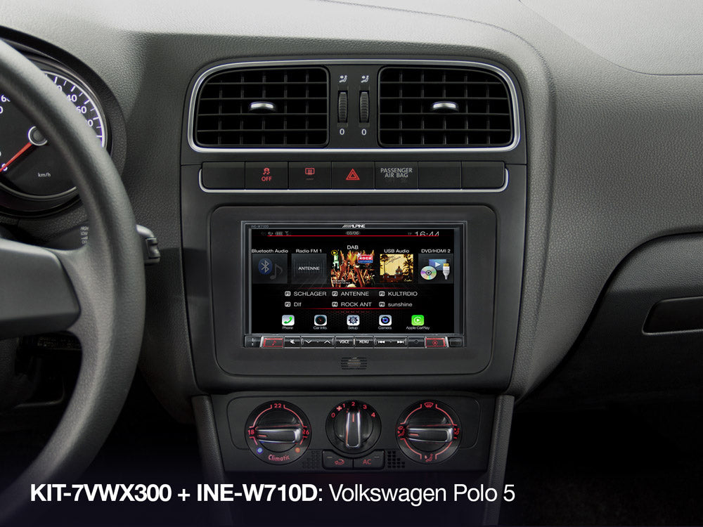 ALPINE KIT-7VWX303 7-inch Installation Kit for Volkswagen / Seat / Skoda