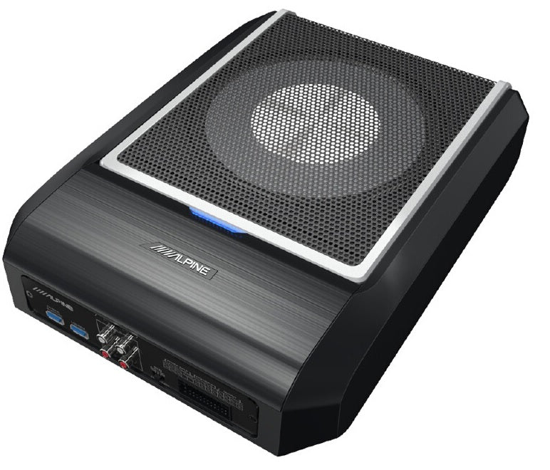 ALPINE PWD-X5 8" (20cm) 265 watt RMS Subwoofer Box with integrated amplified subwoofer
