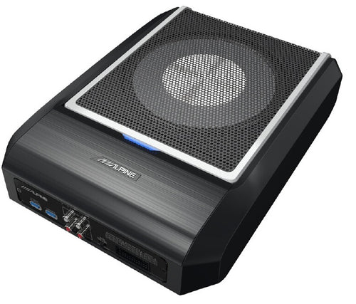 ALPINE PWD-X5 8" (20cm) 265 watt RMS Subwoofer Box with integrated amplified subwoofer