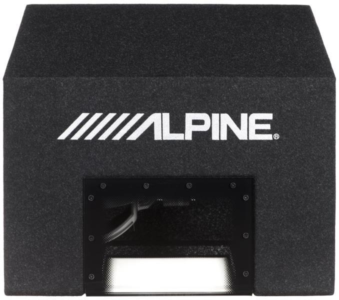Alpine SBG1244BP Ready to use Band Pass 12" Subwoofer with enclosure