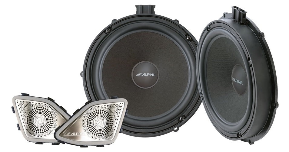 Alpine SPC-106T6 6.5" 2-Way Sound Upgrade Custom Fit Speakers for Volkswagen T6