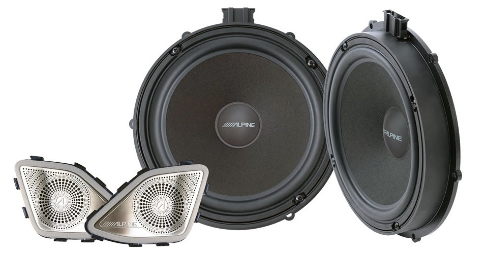 Alpine SPC-106T61-2 2nd Gen 6.5" 2-Way Sound Upgrade Custom Fit Speakers for Volkswagen T6.1