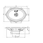 Alpine SXE-5725S 5"X7" 200W 2-way Car Speakers