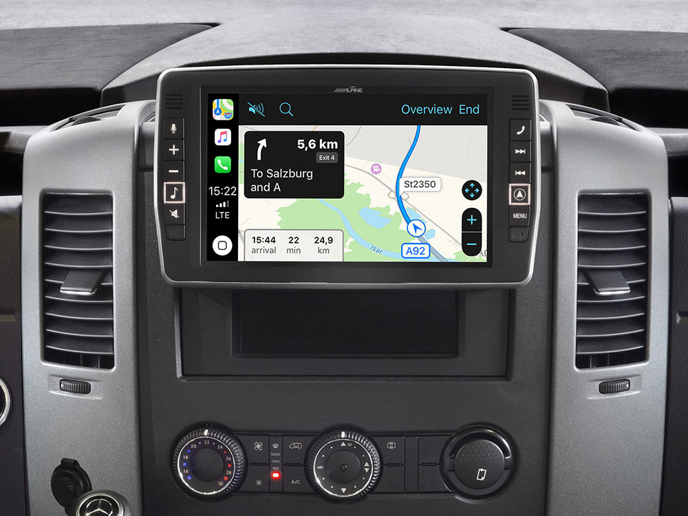 Alpine X902D-S906 Mercedes Sprinter 2013-2018 9" Touch Screen GPS Bluetooth Carplay/Android Auto