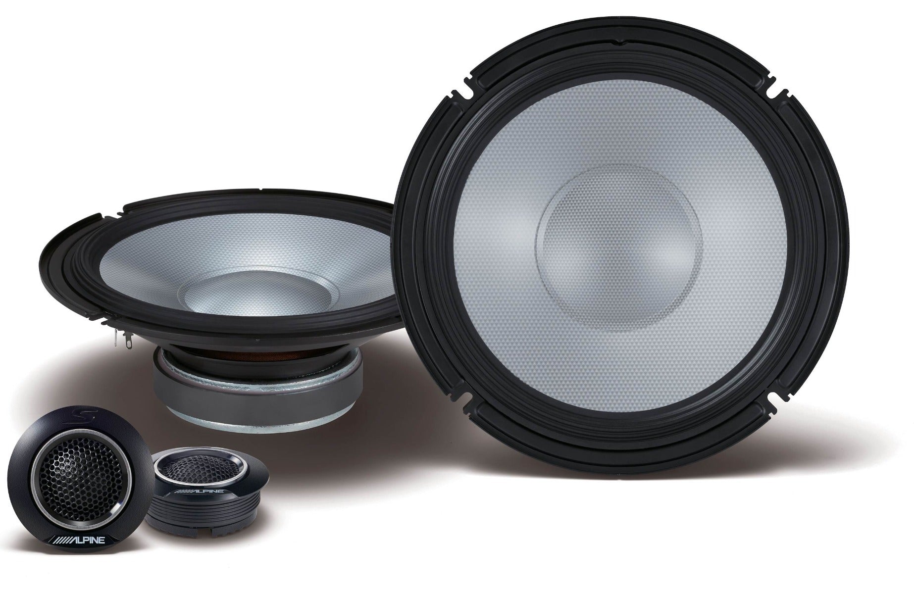 Alpine S2-S80C  8" S-Series 2-way 520W Peak (170W RMS) Component Speaker System