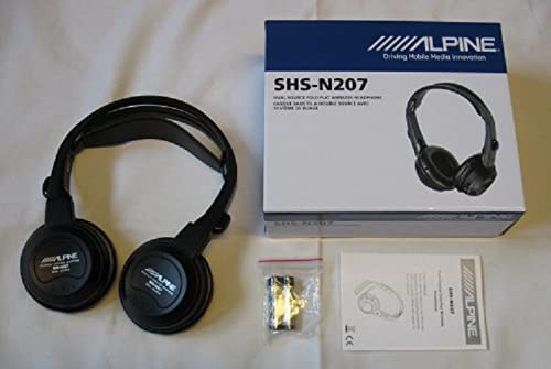 Alpine SHS-N207 Dual Channel Infrared Wireless Headphones