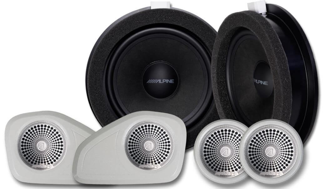 Alpine SPC-106TRA7 7.5" 2-Way Sound Upgrade Custom Fit Speakers for FORD Transit Custom 2014 onwards
